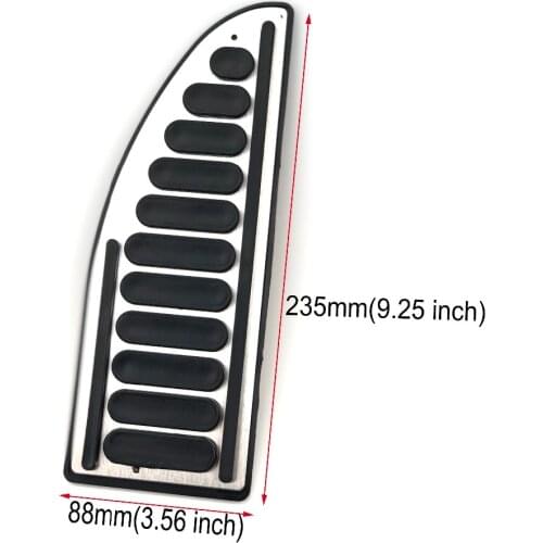 Foot Rest Pedals Plate Cover Car Pedal Pads For Ford Focus Fiesta Mondeo Escape S-Max C-Max Footboard FootRest Pad Board