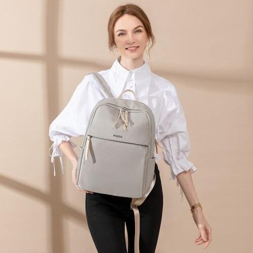 New Female Backpack Oxford All-match College Student School Bag Large Capacity Business Backpack 14/15.6 Inch Computer Bag