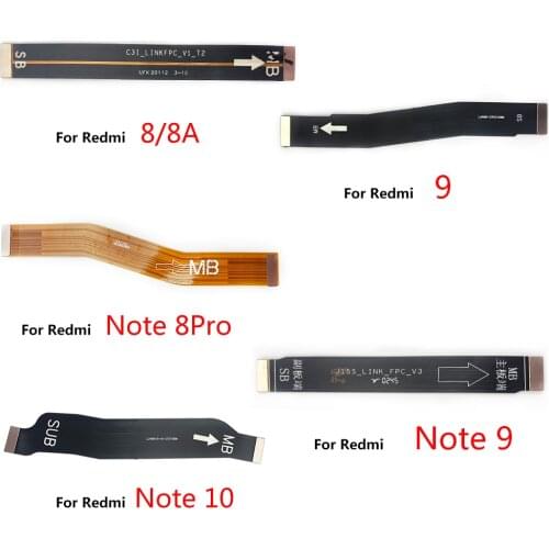 20Pcs/Lot Original New Main Motherboard Connector Board Flex Cable For Xiaomi Redmi 9 9A 9C 6 6A 8A Note 10 8 7 6 Pro 5 5A