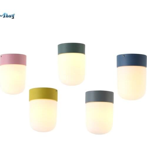 Nordic Cylinder Shape Ceiling Lights for Kitchen Bathroom Bedroom Dining Room Ceiling Lamps Modern Home Decor Lights Fixtures