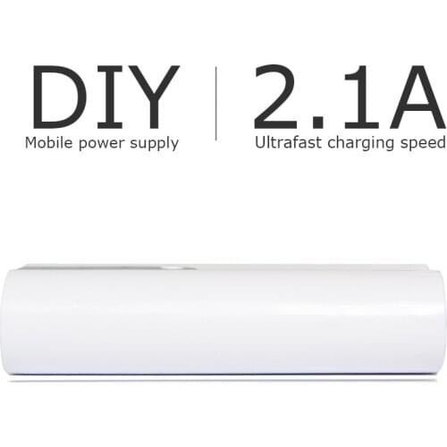 Cheapest 2.1A portable 18650 Battery charger Box Shell smart power bank case for mobile phone flashlight etc