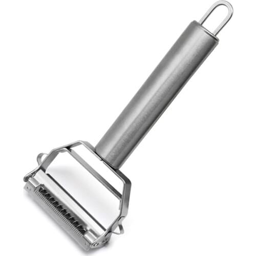 High Quality Stainless Steel Potato Cucumber Carrot Grater Julienne Peeler Vegetables Fruit Peeler Double Planing Grater Tools