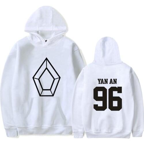 Outwear New Korea Pentagon Hip Hop Hoodies Men/women Fall Fashion Harajuku Sweatshirts Print Korea Pentagon Mens Hoodie