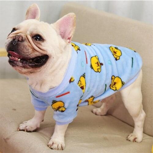 Dog Winter Clothes Fleece Warm Sleepwear Clothing Pet Jacket Coat Lovely Design Romper Pajamas Costume For Cat