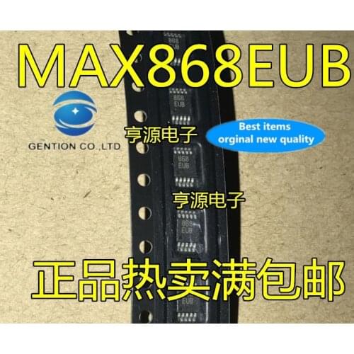 10PCS 868EUB MAX868 MAX868EUB switching voltage stabilizer MSOP10 in stock 100% new and original