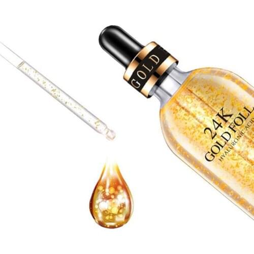 100ML 24K Gold Tense Moisture Essence Pure Hyaluronic Essence Nicotinamide Skin Anti Liquid Serum Gold Acid Care Z7K6