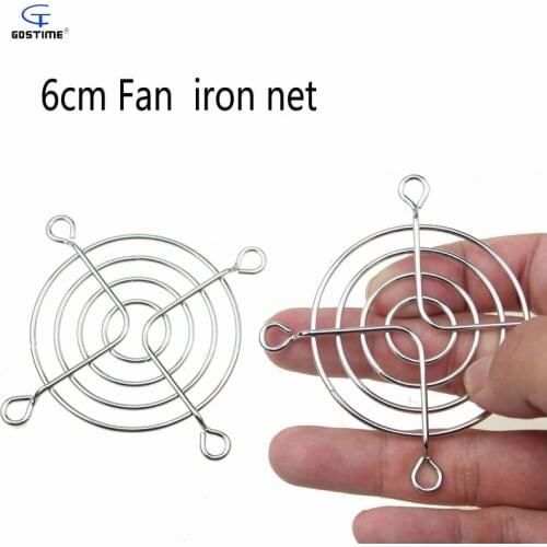 5pcs New Arrival Gdstime Stainless Steel Metal 60mm Fan Iron Net 6cm Fan Protector Finger Guard Grill Net