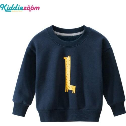 2020 Kids Clothes Boys Clothes Children Sweater Cotton Boys Clothing Full Sleeve O-Neck Print Cartoon