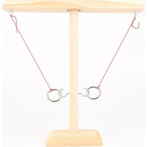 Drinking Game Toy Wooden Ring Toss Game Toss Hook Board games montessori toy games kids toys for children adult Party Home Game
