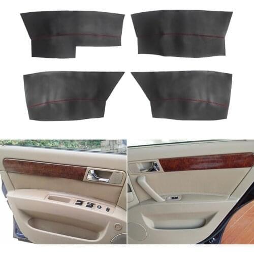 Microfiber Leather Door Armrest Panel Cover Protective Trim For Buick Excelle 2003 - 2007 For Chevrolet Optra Lacetti 2004 2005