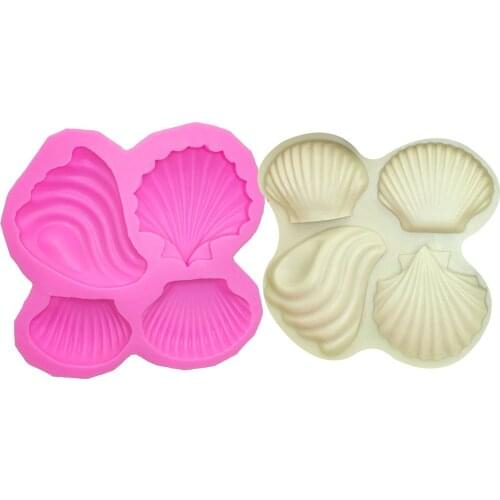 M0547 Shell Shape Epoxy Silicone Molds DIY Pendant Jewelry Resin Casting Mould Craft Tool