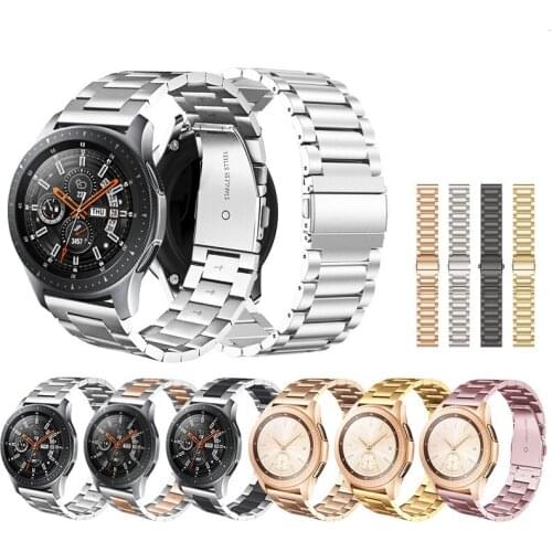 Metal Wrist Strap for Xiaomi Huami Amazfit GTR 47mm 42mm Stainless Steel Bracelet for Amazfit Bip lite/Stratos 2 2S / Pace Band