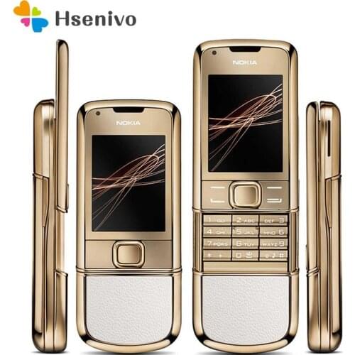 Nokia 8800 Arte Refurbished-Original Unlocked Nokia 8800 Arte Gold 4G GSM Cellphone Cheap Phone Free shipping 1 year warranty