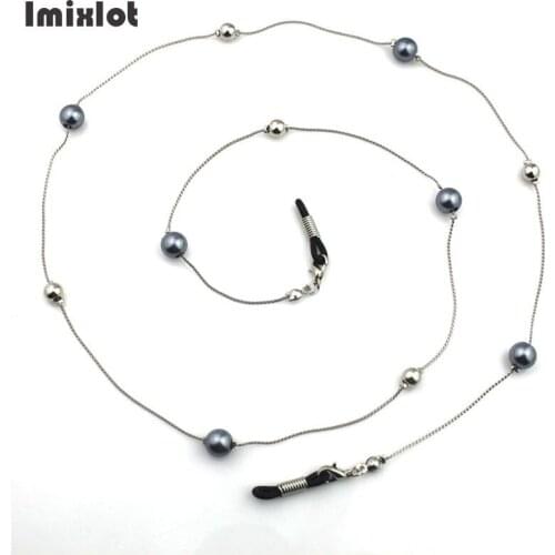 Fashion Imitation Pearl Beaded Chain for Mask Women Glasses Chains Lanyards Reading Eyeglasses Cord Holder Neck Strap Rope