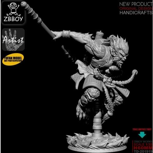 1/32 Resin Kits Wukong Resin Soldier self-assembled TD-201919
