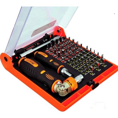 Wholesale JM-6113 73 in 1 Precision Screwdriver Set Household Ratchet DIY Hand Tool Set for Phone Laptop Computer Car Repair