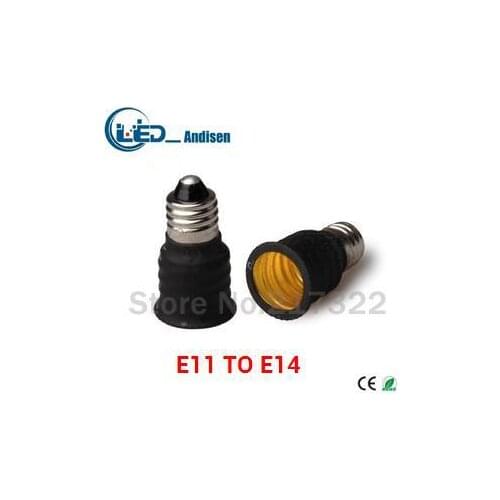E11 TO E14 adapter Conversion socket High quality material fireproof material E14 socket adapter Lamp holder