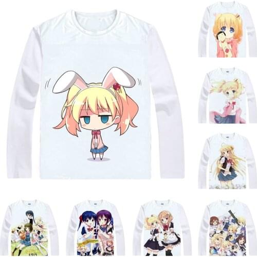 Kin-iro Mosaic Golden Mosaic T-Shirts Multi-style Long Sleeve Shirts Kiniro Mozaiku Kinmoza Shinobu Omiya Alice Cartelet Shirt