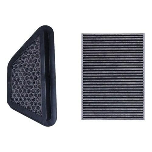 Cabin Filter 4M0819439 4M0819100 For Audi Q7 4M 2015-2019 2.0T 3.0T Quattro Model 2Pcs External Filter Built Carbon Filter Set