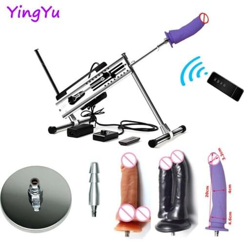 2021 Automatic Sex Machine with Remote Control Super quiet Ultra Adjustable Vac u Lock 120W Love hismith Machine With Big Dildo