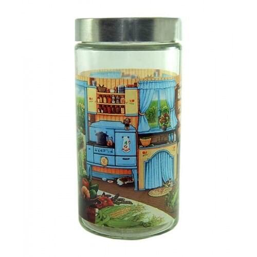 Glass Jar No 3 Printed 1307S