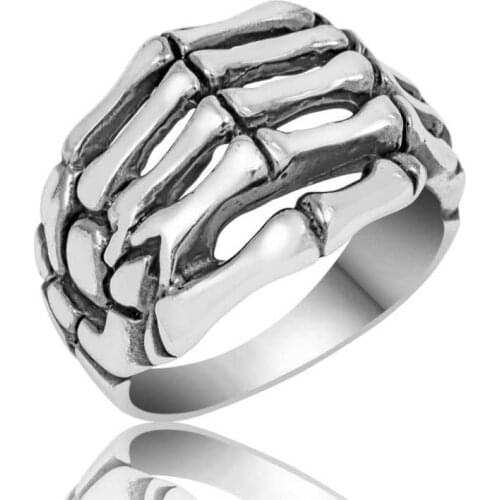 Tevuli 925 Sterling Silver Skeleton Men 'S Ring