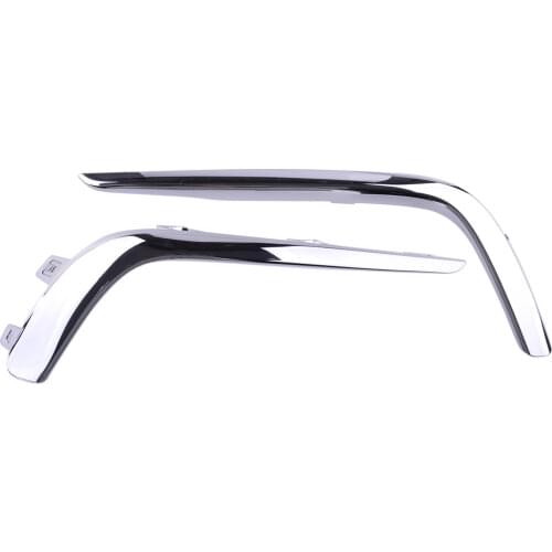 1Pair Front Fog Light Lamp Molding Trim Moulding Chrome Style ABS Fit For Buick Envision 2016 2017 2018