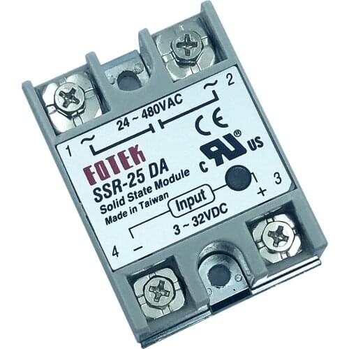 1pcs solid state relay SSR-15DA 8A SSR-10DA SSR-20DA SSR-25DA 5-24VDC TO 24-380V AC SSR 25DA 6-20mA