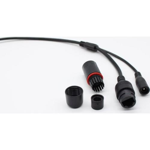 2 X DC+RJ45 CCTV IP Camera Module Video Power Cable With Terminals for another End in Connection to Camera Module