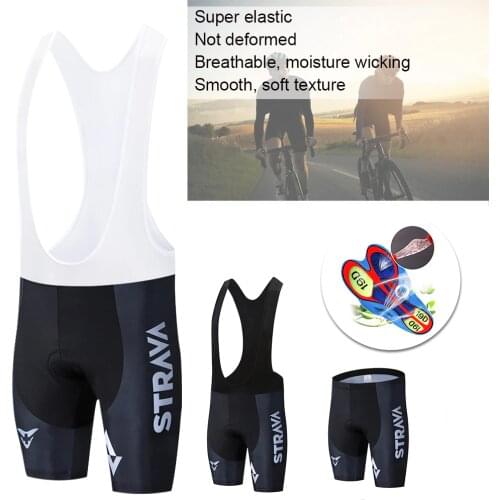 2021 Pro Bicycle Bib Shorts Men Outdoor Wear MTB Bike Cycling 19D Coolmax Gel Padded Riding Bib Shorts Cycling Bib Shorts