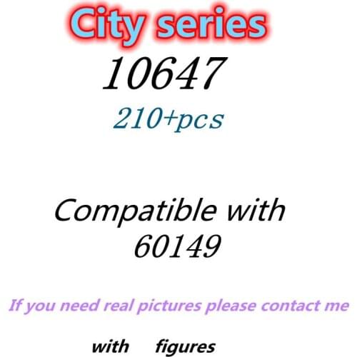 210pcs 10647 Building Block Toy City Series 60149 Assembled Building Block Childrens Toy Gifts
