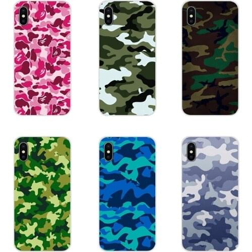 Accessories Phone Cases Covers For Motorola Moto X4 E4 E5 G5 G5S G6 Z Z2 Z3 G3 G2 C Play Plus Brand camouflage