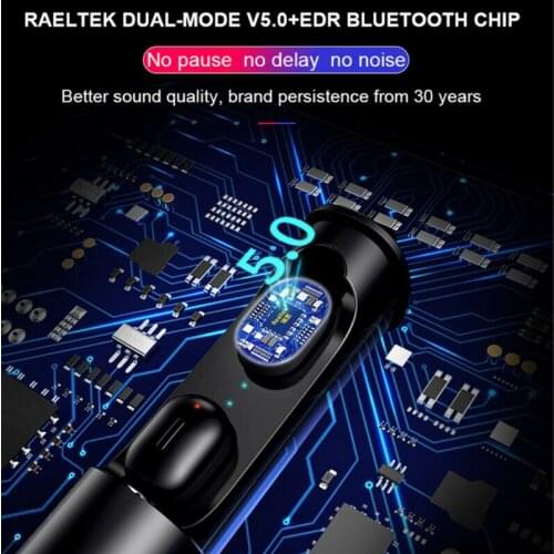 Wireless Dual Headset Bluetooth 5.0 TWS Mini Earphones HiFi Stereo Sound Sport Headphones Handfree Gaming Waterproof Headphone