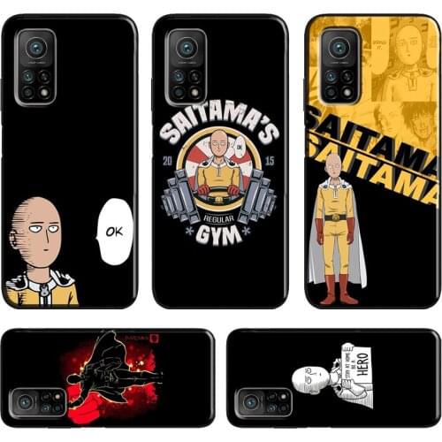 One Punch Man Japan Manga Soft Case For Xiaomi Mi 11 Pro 10T 9T Mi Note 10 Lite Mi 11 Ultra POCO F3 M3 X3 Pro Cover