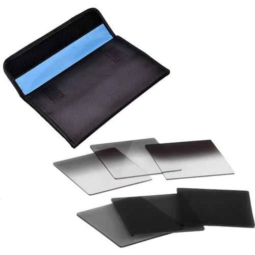 Camera Lens Fliters ND Filters Graduated Neutral Density ND2 4 8 Color Set+ Bag For Cokin P Series All Camera Accessories