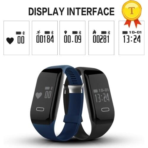 Best selling Sport Wristband Smart Bracelet with Heart Rate Monitor SmartBand Bluetooth 4.0 Smart Band Fitness Activity Tracker