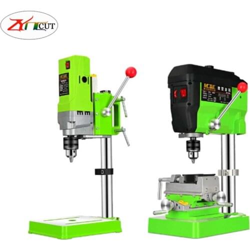 Mini bench adjustable speed small drilling machine, household 220V multi-function, small industrial Buddha bead making tool