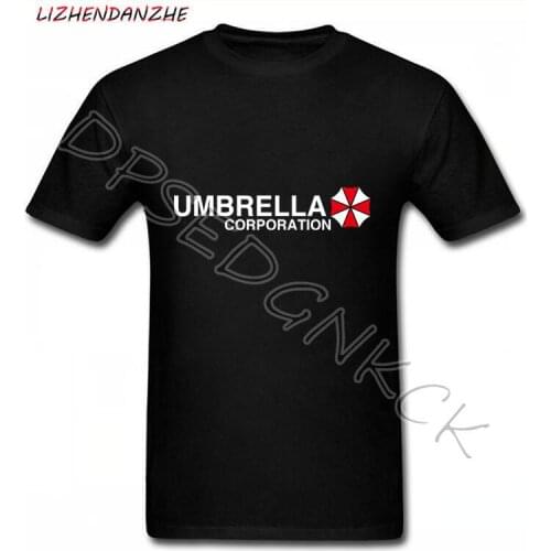 Umbrella Corporation Tees Shirts Men Rock Short Sleeves Cotton Men Summer T Shirts Vintage Style Merch T-shirt gift 097