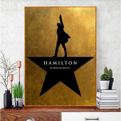 Hamilton Musical Posters American History Musical Canvas Painting for Fandom Gift Wall Art Decor