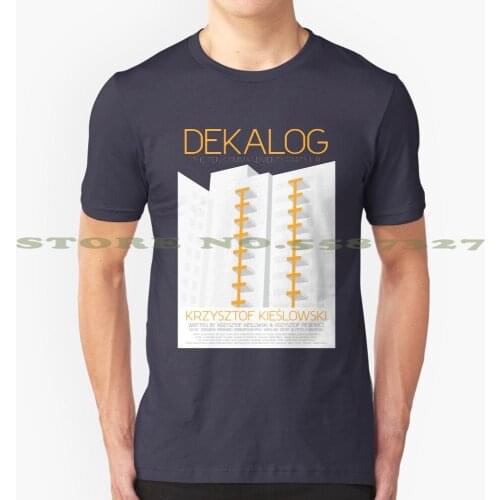 The Dekalog Fashion Vintage Tshirt T Shirts Film Cinema Pictures Movie Language Cinematography Filmmaker Writer Director Actor