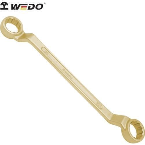 Non-sparking wrench,double box offset , spanner,explosion-proof, BAM certified,18*19mm