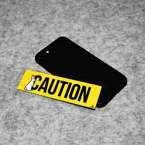 NO.S331 GalonDeco Cartoon Rabbit Warning Mark Reflective Car Stickers Decals Car Trunk Caution Sticker Scratch Cover Decals