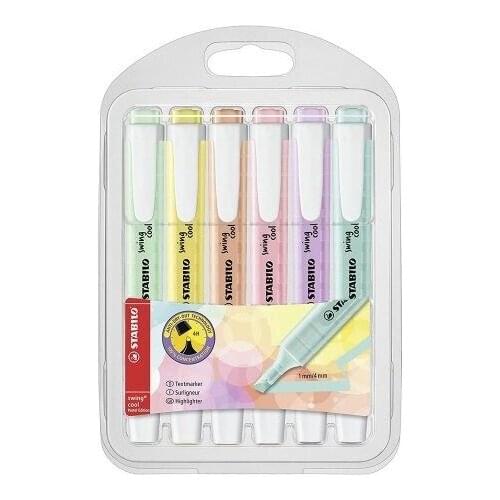 Original Stabilo Swing Cool 6'Lı Pastel Marking Pen