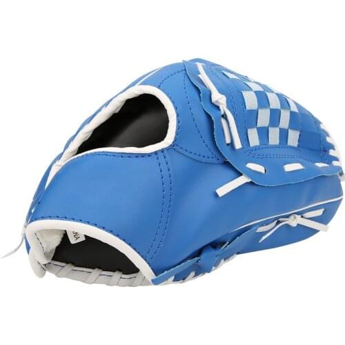 PVC Thicken Baseball Glove Training Competition Gloves For Adults Children Thickened Baseball Glove(Brown 12.5/10.5inch)