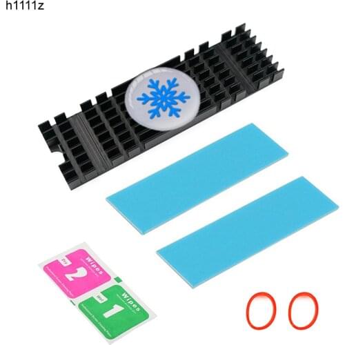 Heatsink SSD PCIE NVMe M.2 2280 Radiator Aluminum Heatsink Extruded Heat Sink for SSD Heat Dissipation Cooling Cooler 22x76x10mm