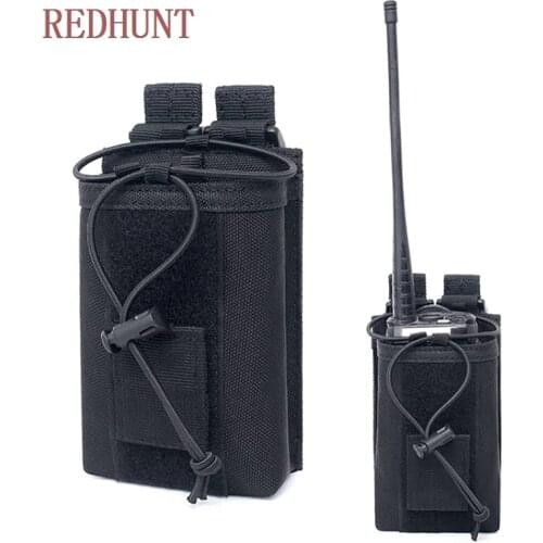 Tactical Molle Radio Pouch 1000 Nylon Outdoor Walkie Talkie Holder Bag Hunting Airsoft Magazine Waist Case