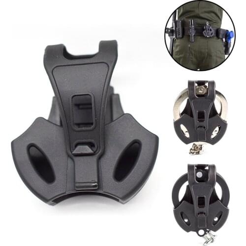 Military Tactical Handcuff Pouch Cuff Holder Police Cuff Holder Standard Handcuff Case Hunting Accessories