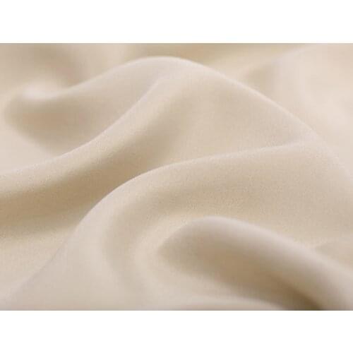 100% Pure Silk Fabric Solid Color Charmeuse Fabrics For DIY Sewing Width 160cm B205