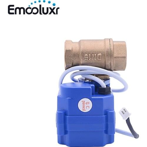 2 pin DN15, DN20, DN25 Electronic Ball Valve for Leak Stop Alarm System WLD-807(CWX-15Q)
