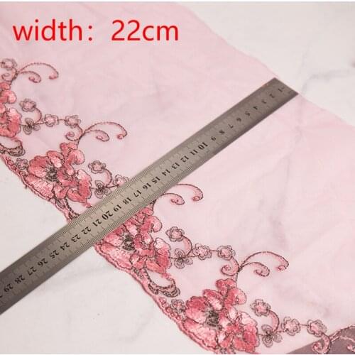 Diy accessories lace ribbon 20mm width 2yards/lot for sewing decoration embroidery applique costume Webbing fabric labric trim